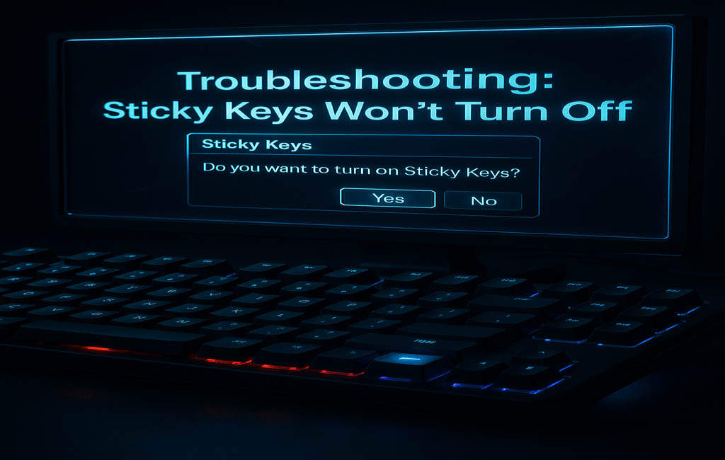how to disable sticky keys