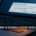 how to disable sticky keys