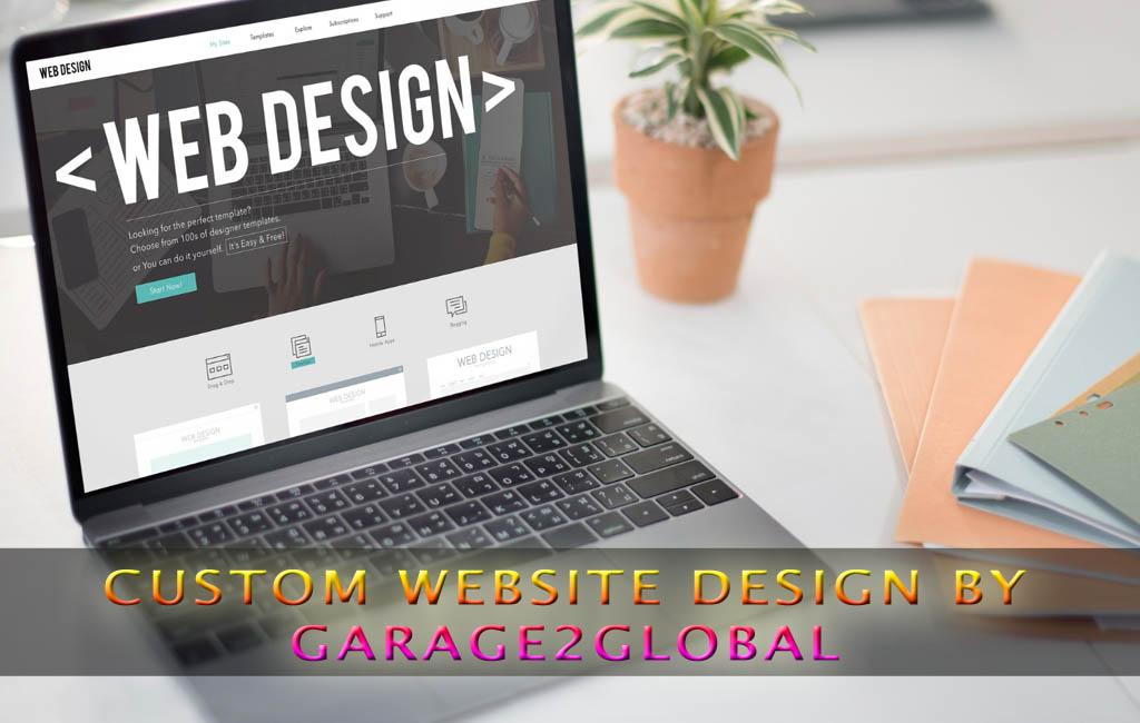 custom website design by garage2global