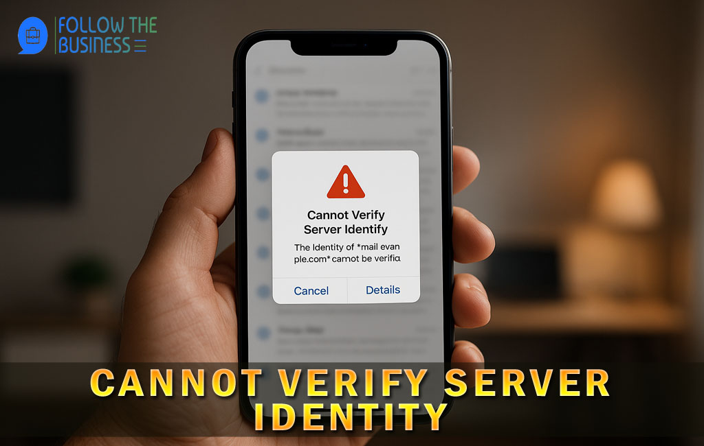 cannot verify server identity